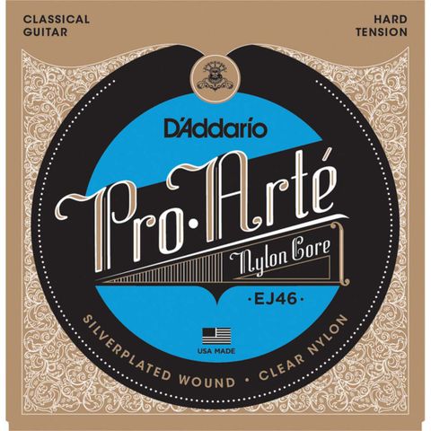 Dây Đàn Guitar Classic D'Addario EJ46 Pro-Arte, Hard Tension