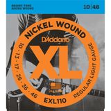 Dây Đàn Guitar Điện D'Addario EXL110, Regular Light 10-46