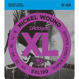 Dây Đàn Guitar Điện D'Addario EXL120, Super Light 9-42