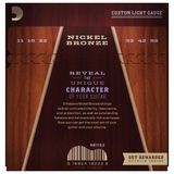 Dây Đàn Guitar Acoustic D'Addario NB1152 Nickel Bronze, Custom Light, 11-52