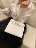  Kelly K25 Epsom Blanc GHW 
