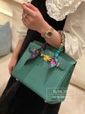  Birkin B25 Togo Malachite GHW 
