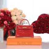  Kelly mini K20 Alligator Crocodile Rouge De Coeur GHW 