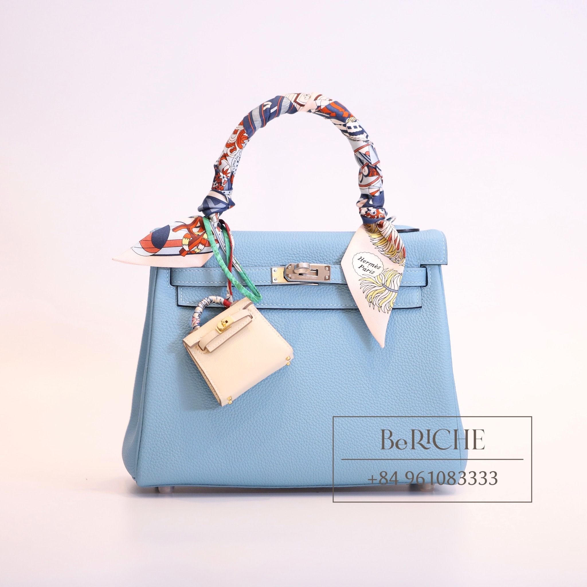 Hermes Mini Kelly Twilly Bag Charm BeRiche