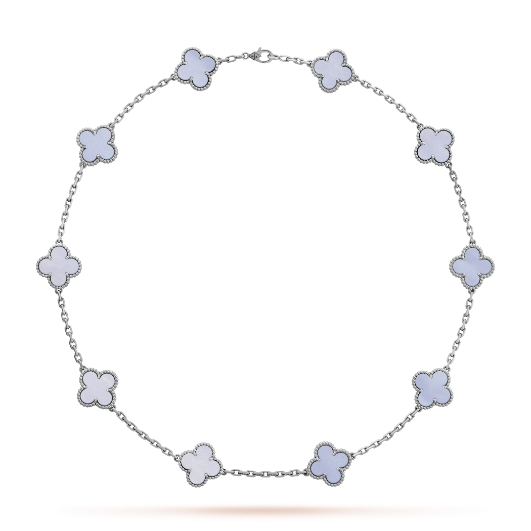 VCA Vintage Alhambra necklace, 10 motifs