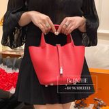  Picotin 18 Clemence Leather Rose Extreme PHW 