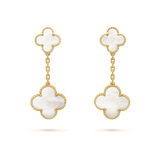  VCA Magic Alhambra earrings, 2 motifs 