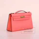  Kelly Pochette KP22 Swift Leather Rose Azalle 