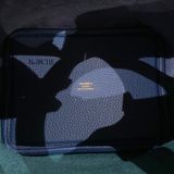  Picotin 18 Clemence Leather Bicolor (Vert Bosphore/Deep Blue) GHW 