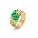  VCA Perlée couleurs ring, 5 rows 