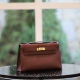  Kelly Pochette KP22 Swift Leather Rouge H GHW 