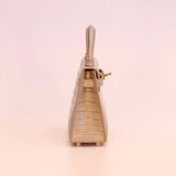  Kelly Mini K20 Crocodile Gris Perle GHW 