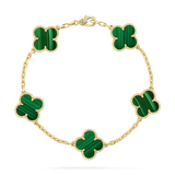  VCA Vintage Alhambra bracelet, 5 motifs 