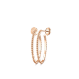  VCA Perlée pearls of gold hoop earrings, small model 