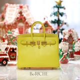  Birkin B25 Swift Lime GHW 