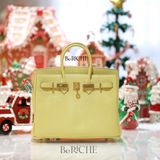  Birkin B25 Togo Jaune Poussin GHW 