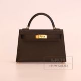  Kelly Mini K20 Epsom Noir Black 