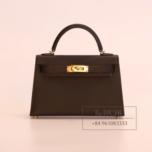  Kelly Mini K20 Epsom Noir Black 