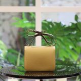  Constance 18 Metallic Gold Chevre Myzore GHW 