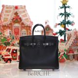  Birkin B25 Boxcalf Soblack 