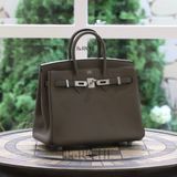  Birkin B25 Togo Gris Meyer PHW 