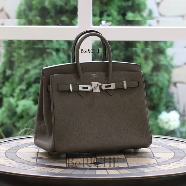  Birkin B25 Togo Gris Meyer PHW 