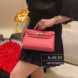  Kelly Pochette KP22 Swift Leather Rose Azalle 