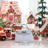  Kelly Mini Epsom Bleu Brume PHW 