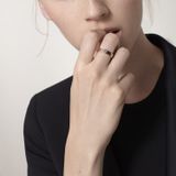  Carrtier love ring, 1 diamond 