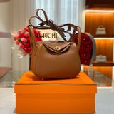  Mini Lindy 20 Clemence Leather Gold 