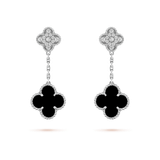  VCA Magic Alhambra earrings, 2 motifs 