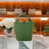  Picotin P18 Cleamance Leather Vert Criquet PHW 