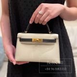  Kelly Mini K20 Bicolor Hss Craie/Black GHW 