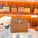  Birkin B25 Sellier Gold PHW 