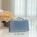  Kelly Pochette KP22 Crocodile Bleu Jean 