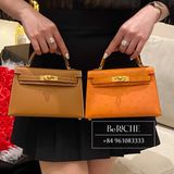  Kelly Mini K20 Ostrich Abricot GHW 