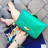  Kelly Pochette KP22 Swift Leather Vert Verone GHW 