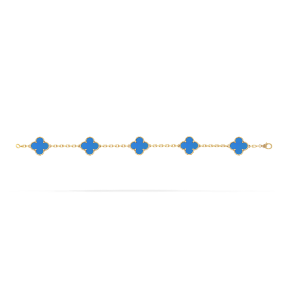  VCA Vintage Alhambra bracelet, 5 motif 