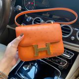  Constance 18 Ostrich Abricot GHW 