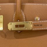  Birkin B30 Epsom Gold GHW 