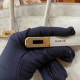  Birkin B25 Ostrich Parchemin GHW 