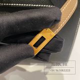  Kelly Hss K25 Epsom Bicolor (Noir Black/Etoupe) 