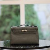  Kelly Pochette KP22 Lizard Gris Fonce PHW 