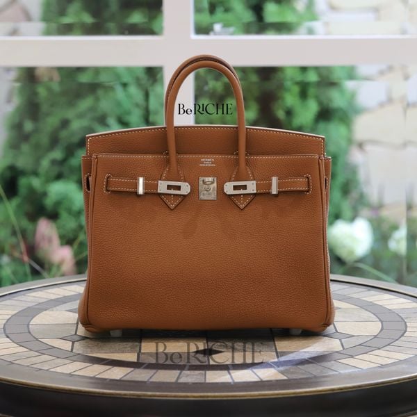  Birkin B25 Togo Gold PHW 