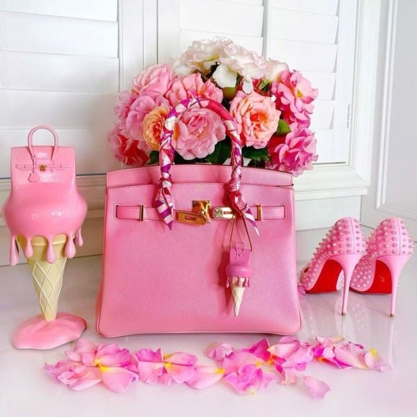  Birkin B30 Epsom Rose Confetti GHW 