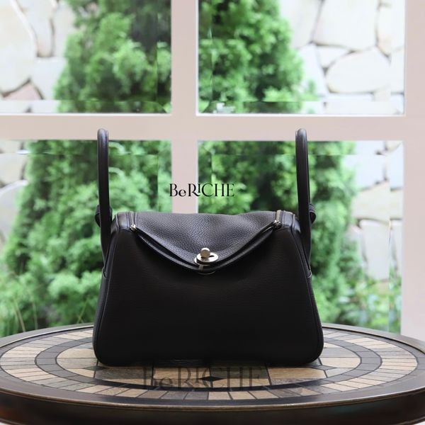  Lindy 26 Clemence Leather Blue Nuit PHW 