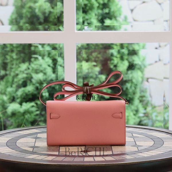  Kelly Wallet To Go Epsom Rose Confetti GHW 