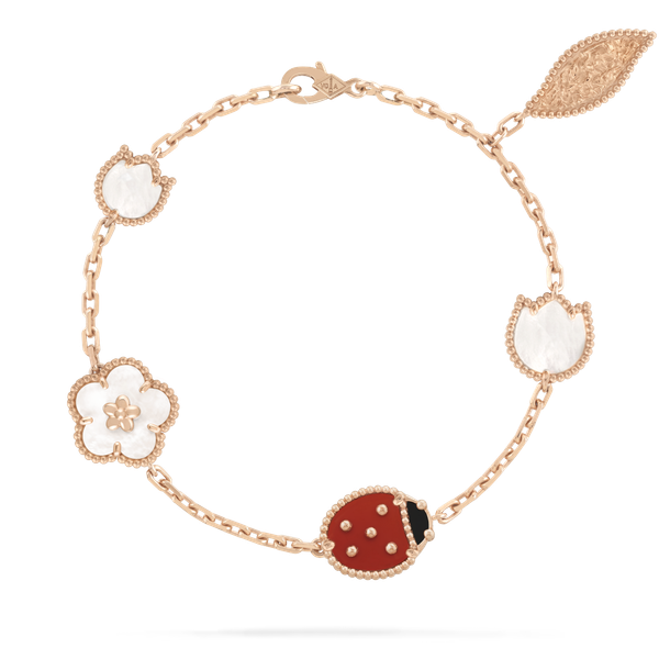  VCA Lucky Spring bracelet, 5 motifs 