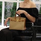 Birkin Hss B25 Bicolor Togo Trench/Gold GHW 