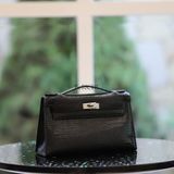  Kelly Pochette KP22 Lizard Black PHW 